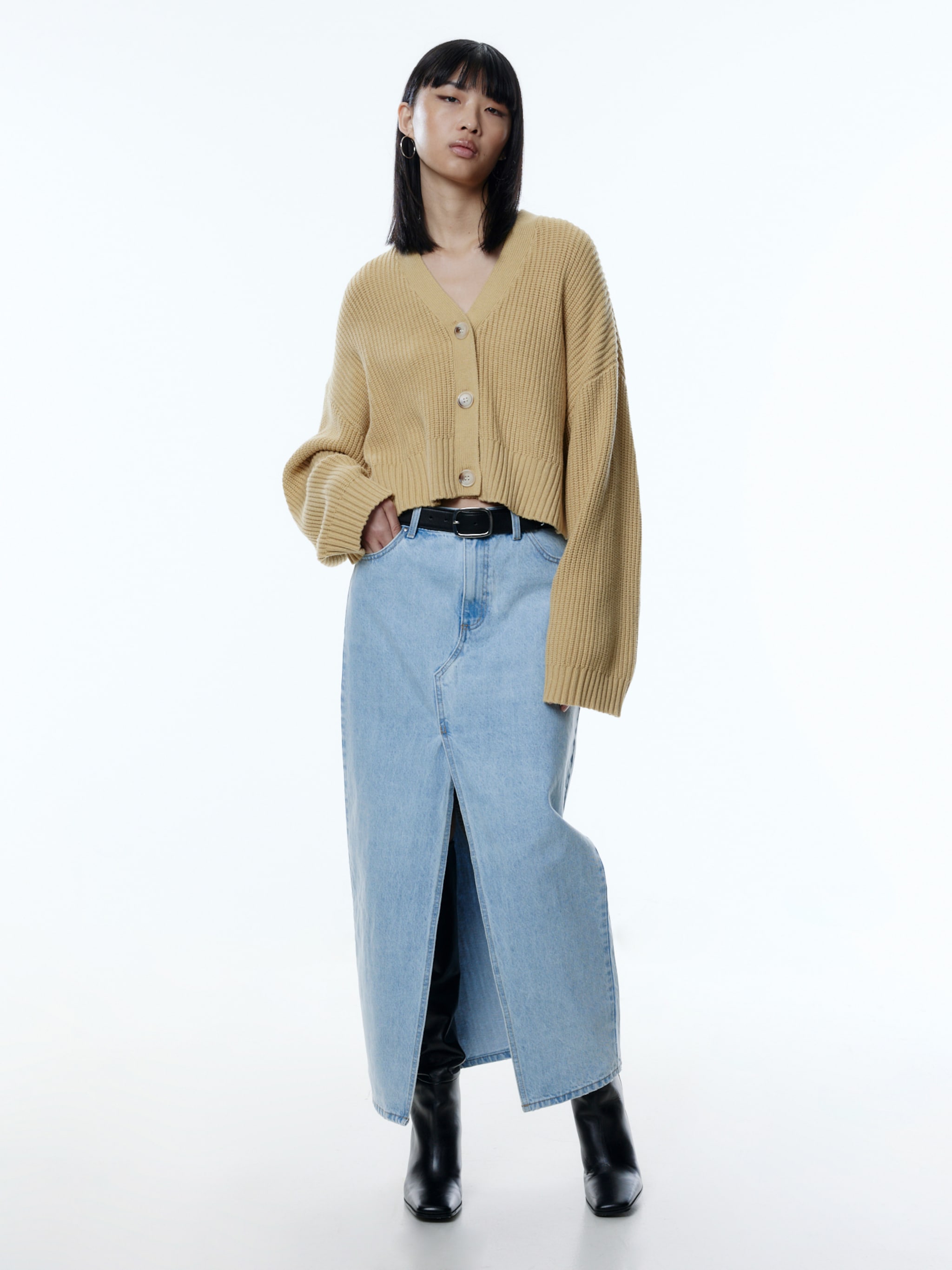EDITED Produkte Strickjacke 'Zarifa' karamell