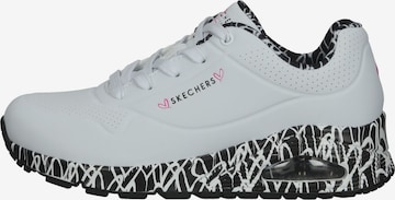 SKECHERS Matalavartiset tennarit 'Loving Love' värissä valkoinen