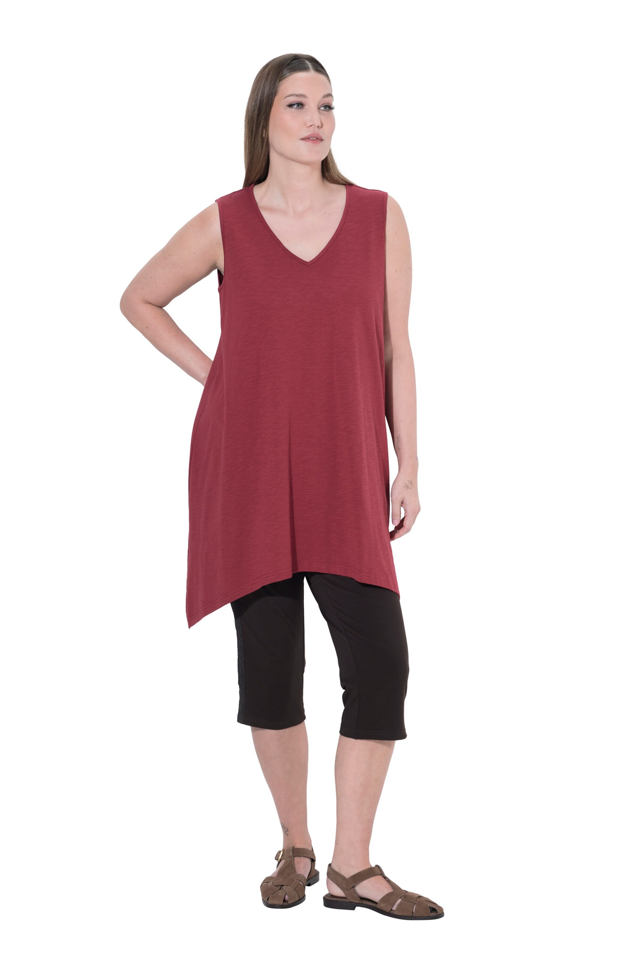 Ulla Popken Top in Rot: Vorderseite