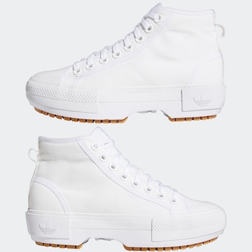 ADIDAS ORIGINALS High-Top Sneakers 'Nizza Trek' in White