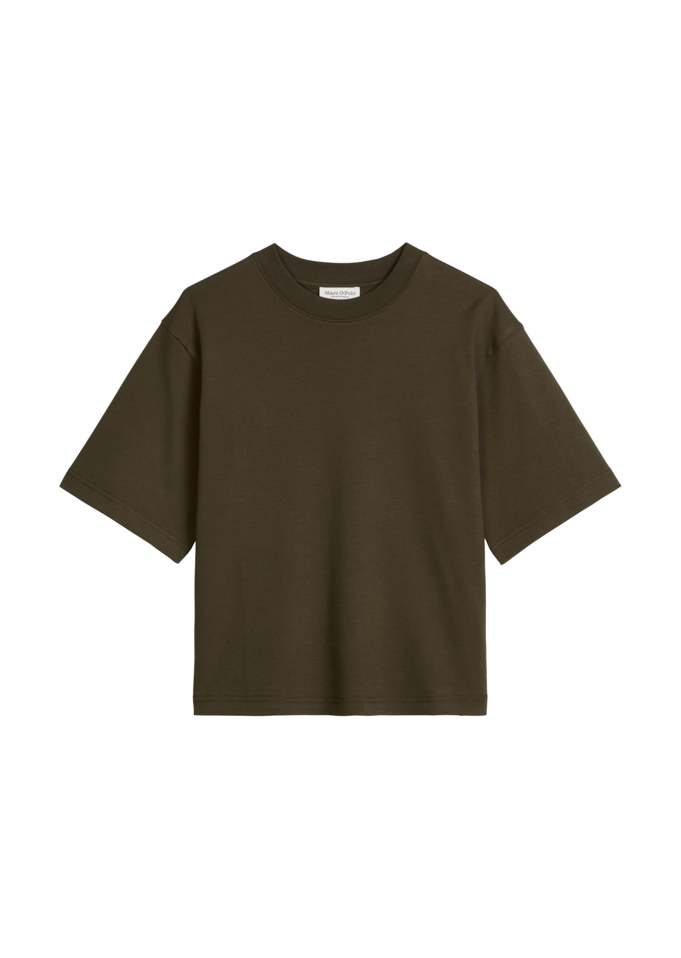 Marc O'Polo Shirt in Bruin: voorkant