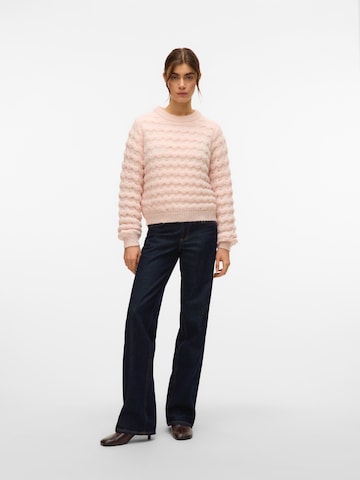 VERO MODA Pullover 'VMLAURYN' in Pink