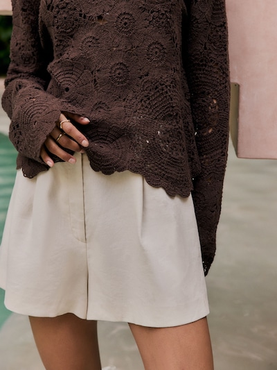 Pullover Friends Like These di colore marrone, Visualizzazione prodotti