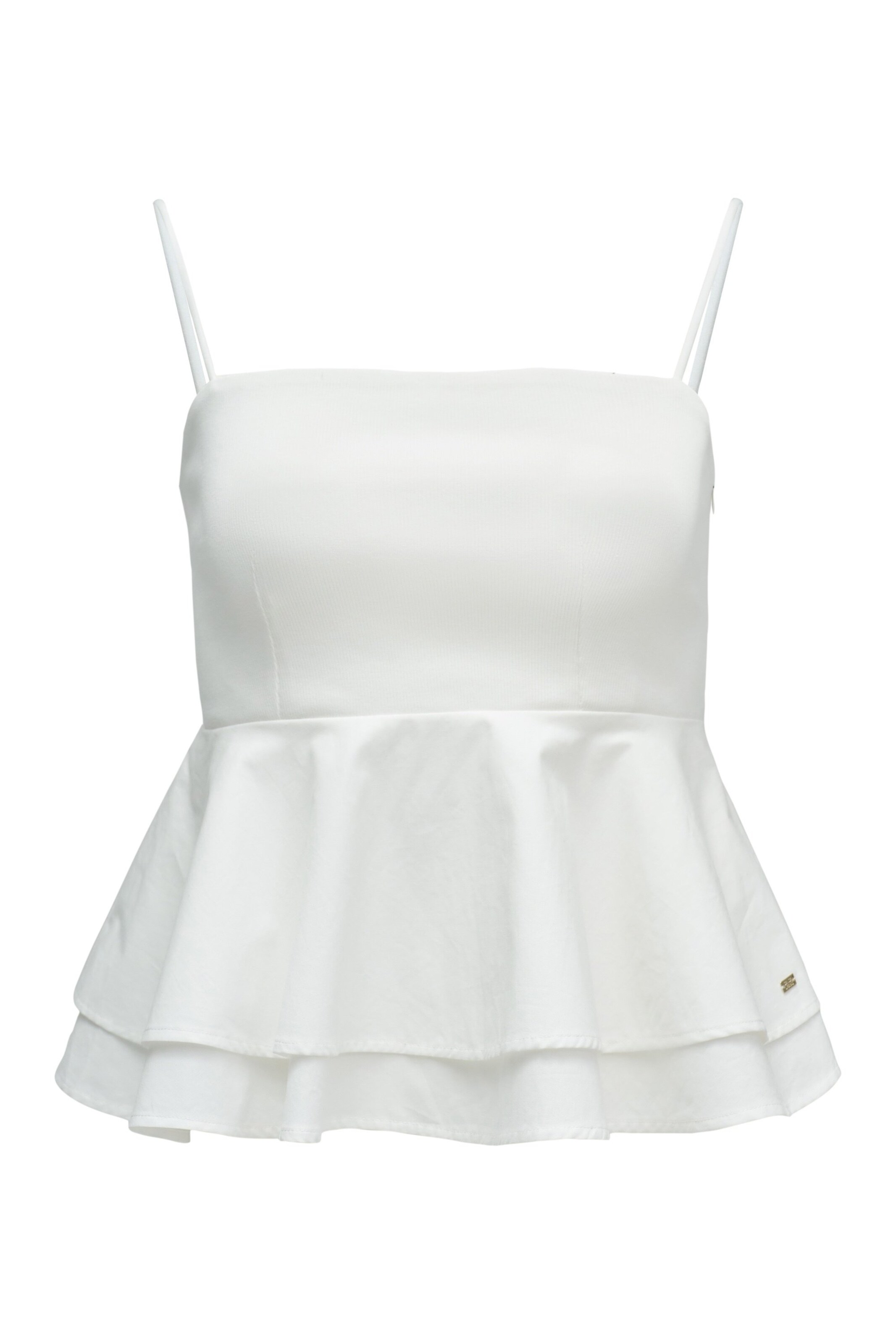 Salsa Jeans Top in XS in de kleur Wit, Productweergave