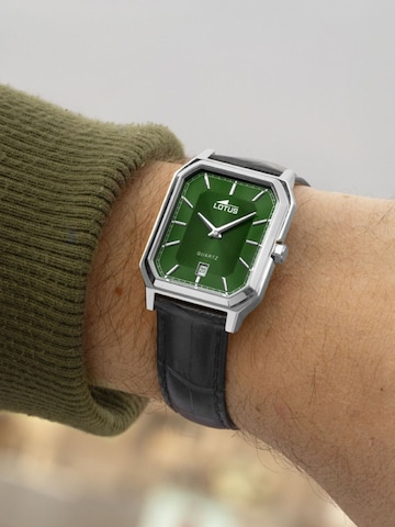 Lotus Analoog horloge 'Date watch Square Series' in Groen