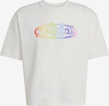 Maglietta 'Adidas x Jeremy Scott' di ADIDAS ORIGINALS in bianco: frontale