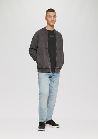 QS T-Shirt in Schwarz