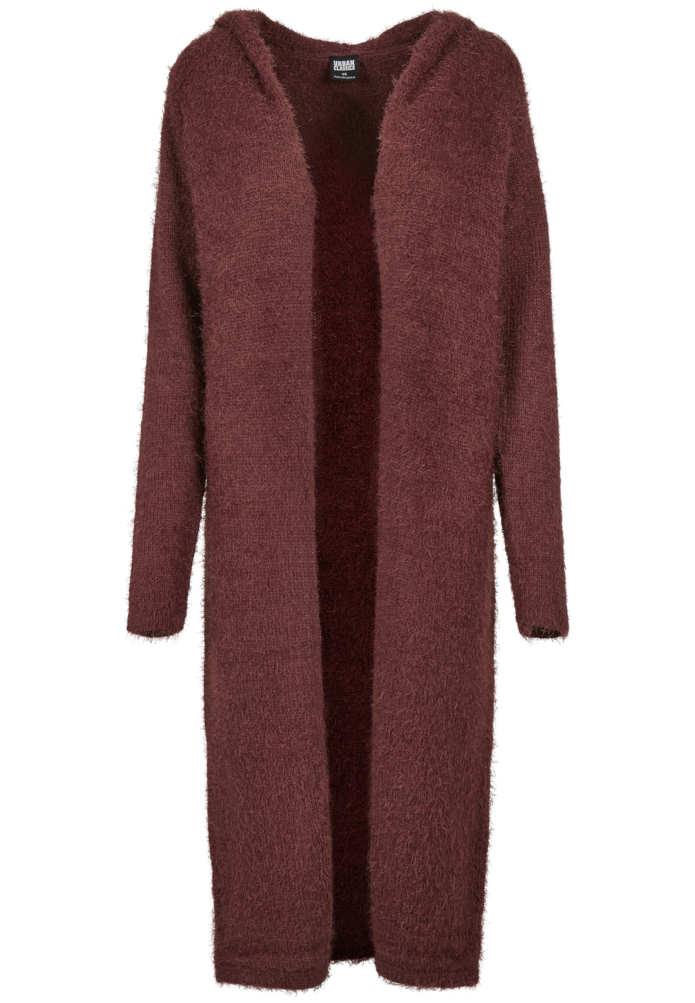 Urban Classics Плетена жилетка в червено: отпред