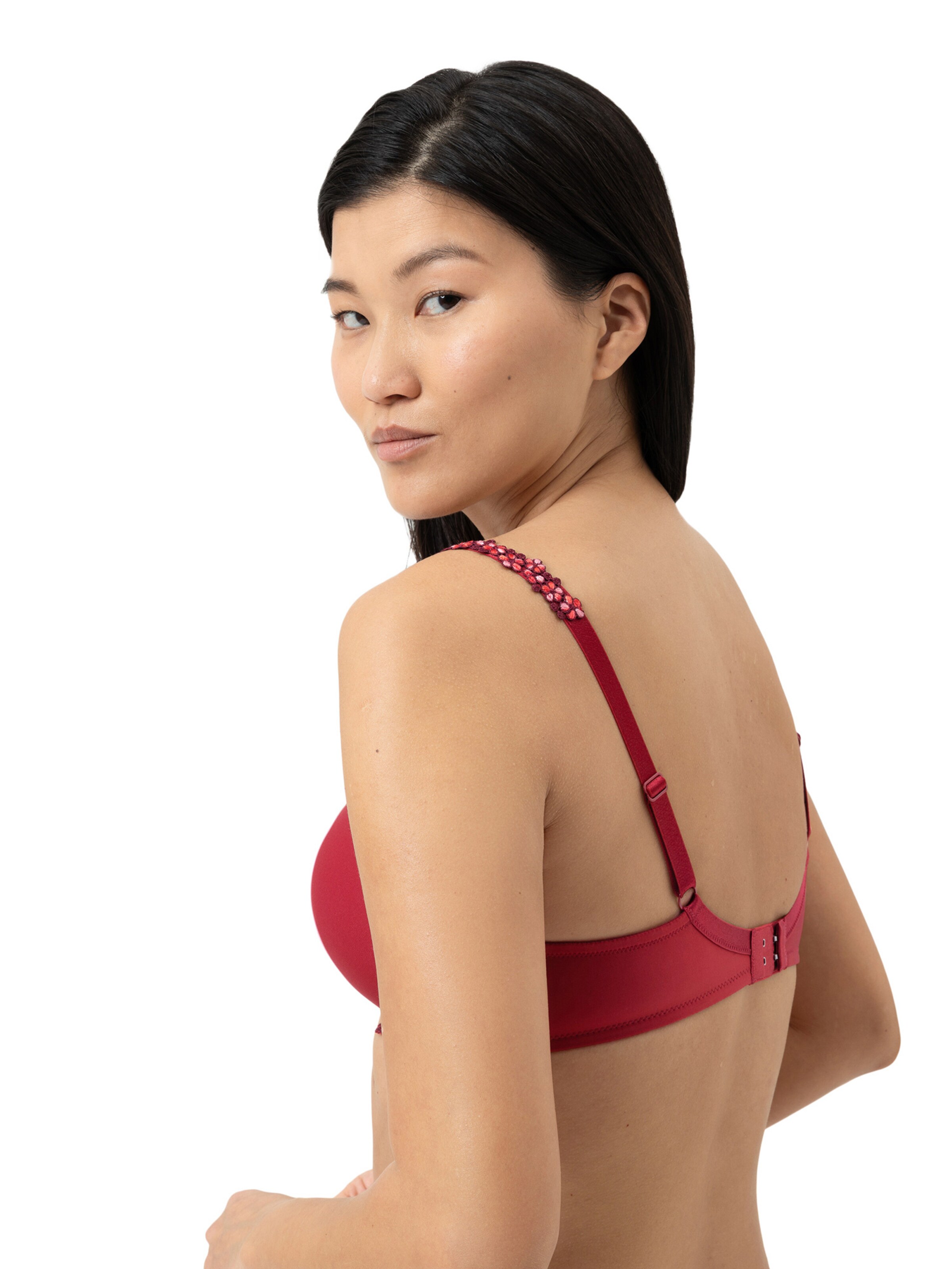 Mey T-Shirt BH 'Delightful' in Rot