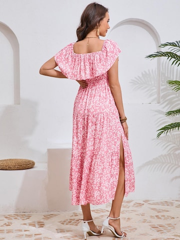 Yesfashion Sukienka w kolorze różowy