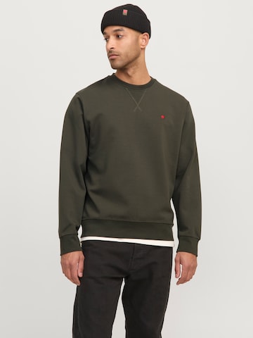 JACK & JONES Sweatshirt 'RDDScott' in Green: front