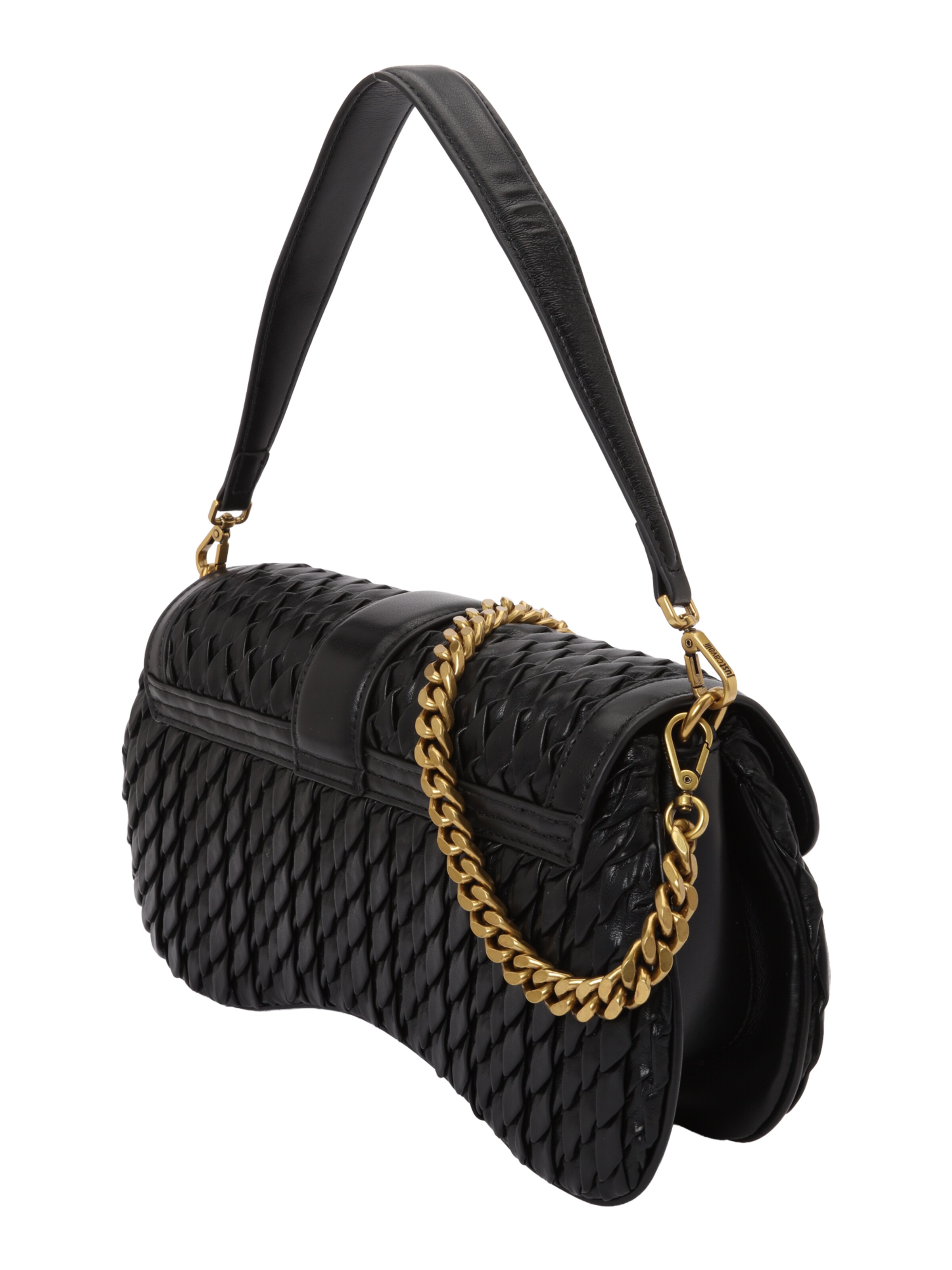 Just Cavalli Torba na ramię w kolorze czarny