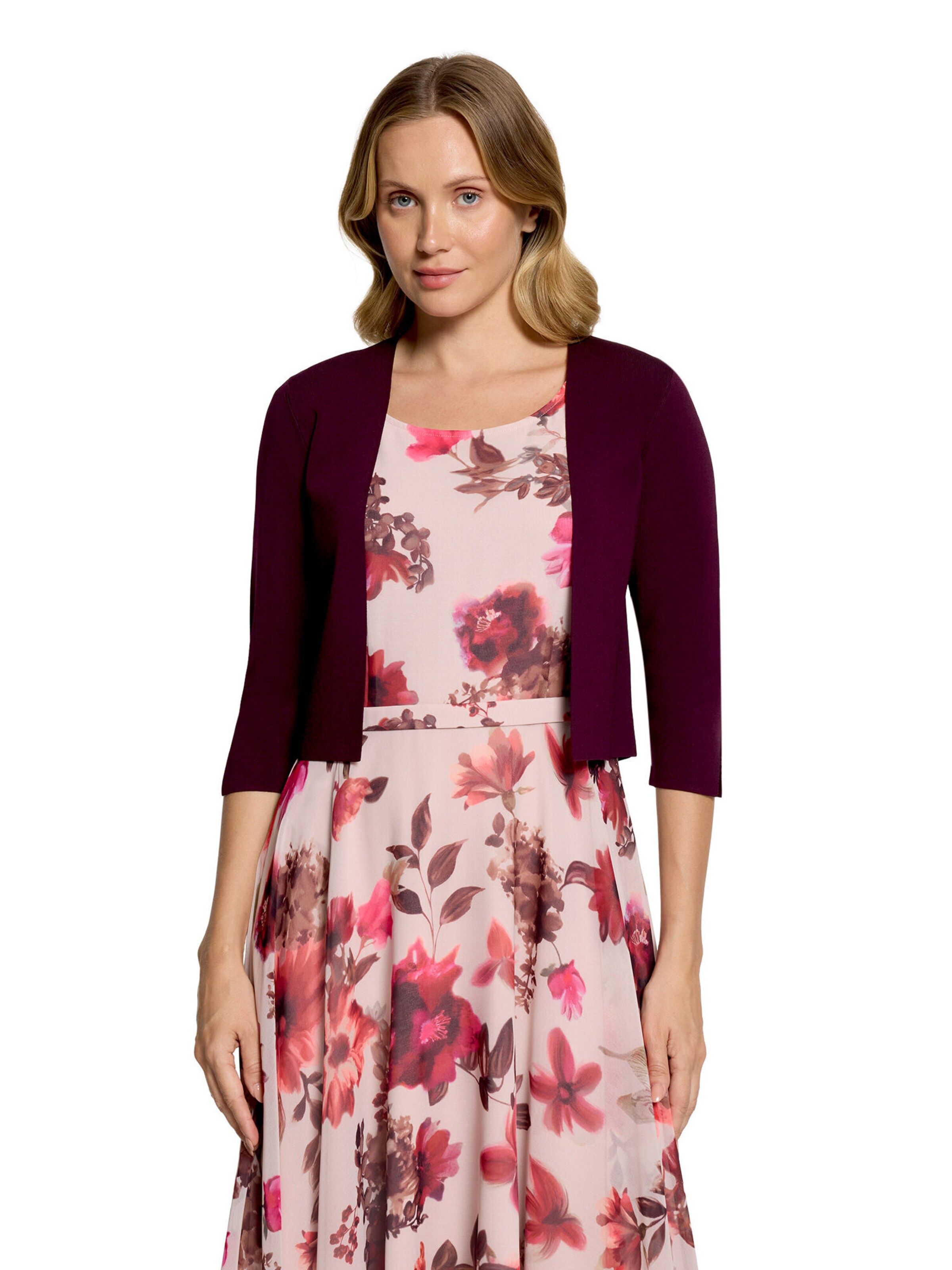 Cardigan Vera Mont en rouge : devant