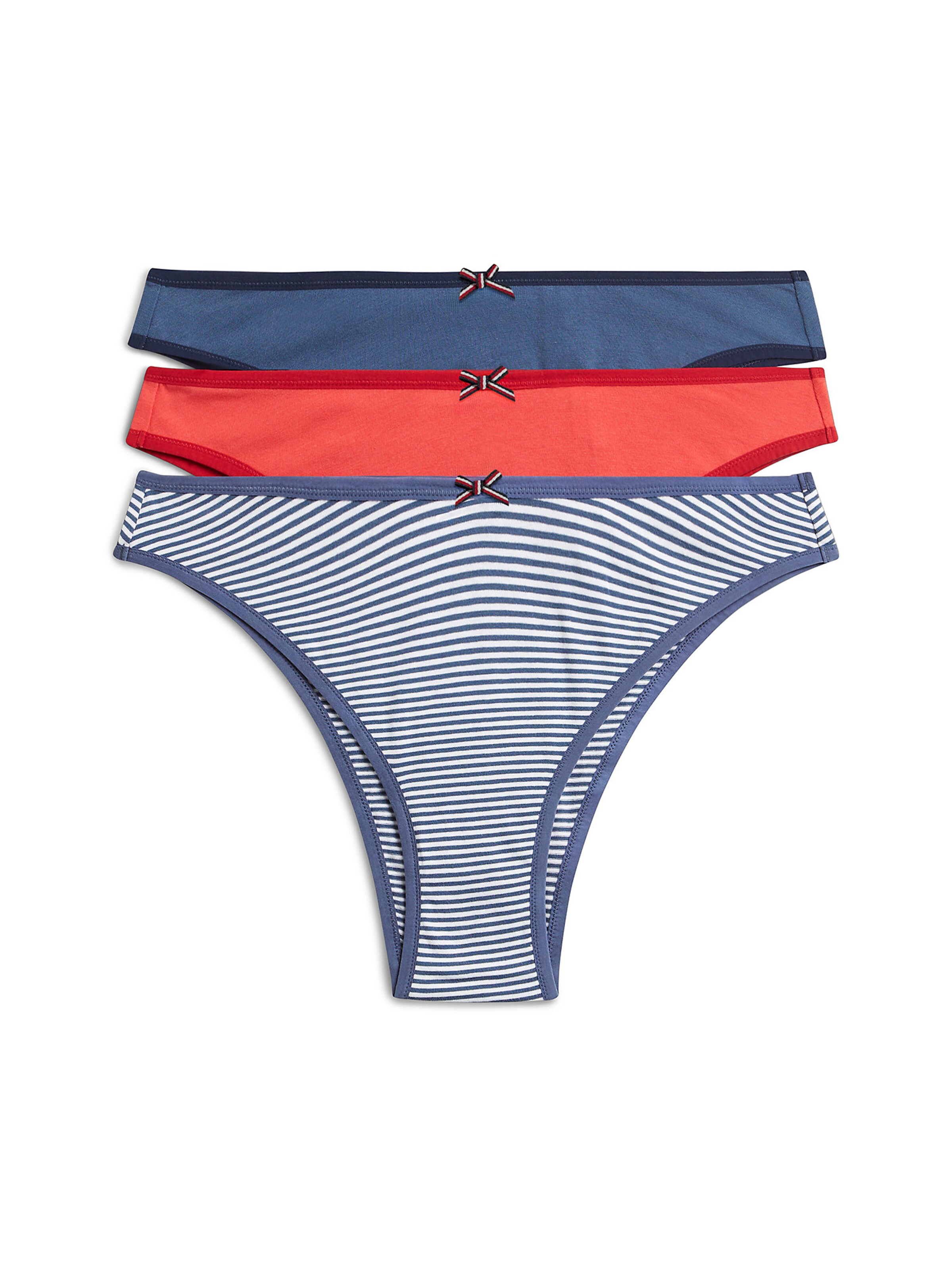 Slip TOMMY HILFIGER en mélange de couleurs : devant