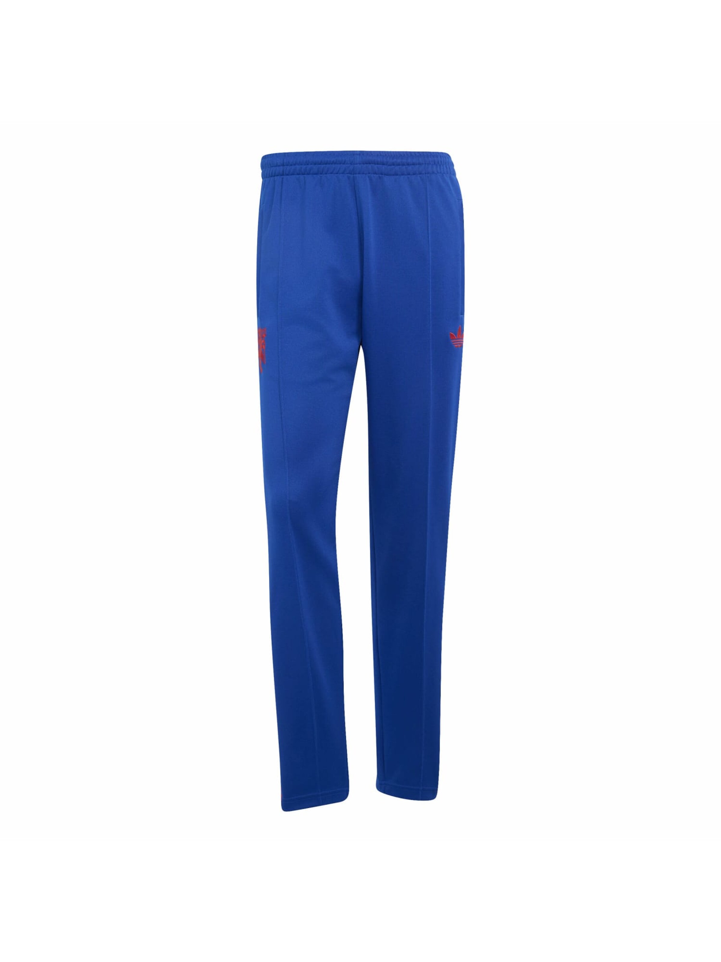 ADIDAS PERFORMANCE Pantalon de sport 'MUFC OG2' en S en bleu / rouge, Vue avec produit