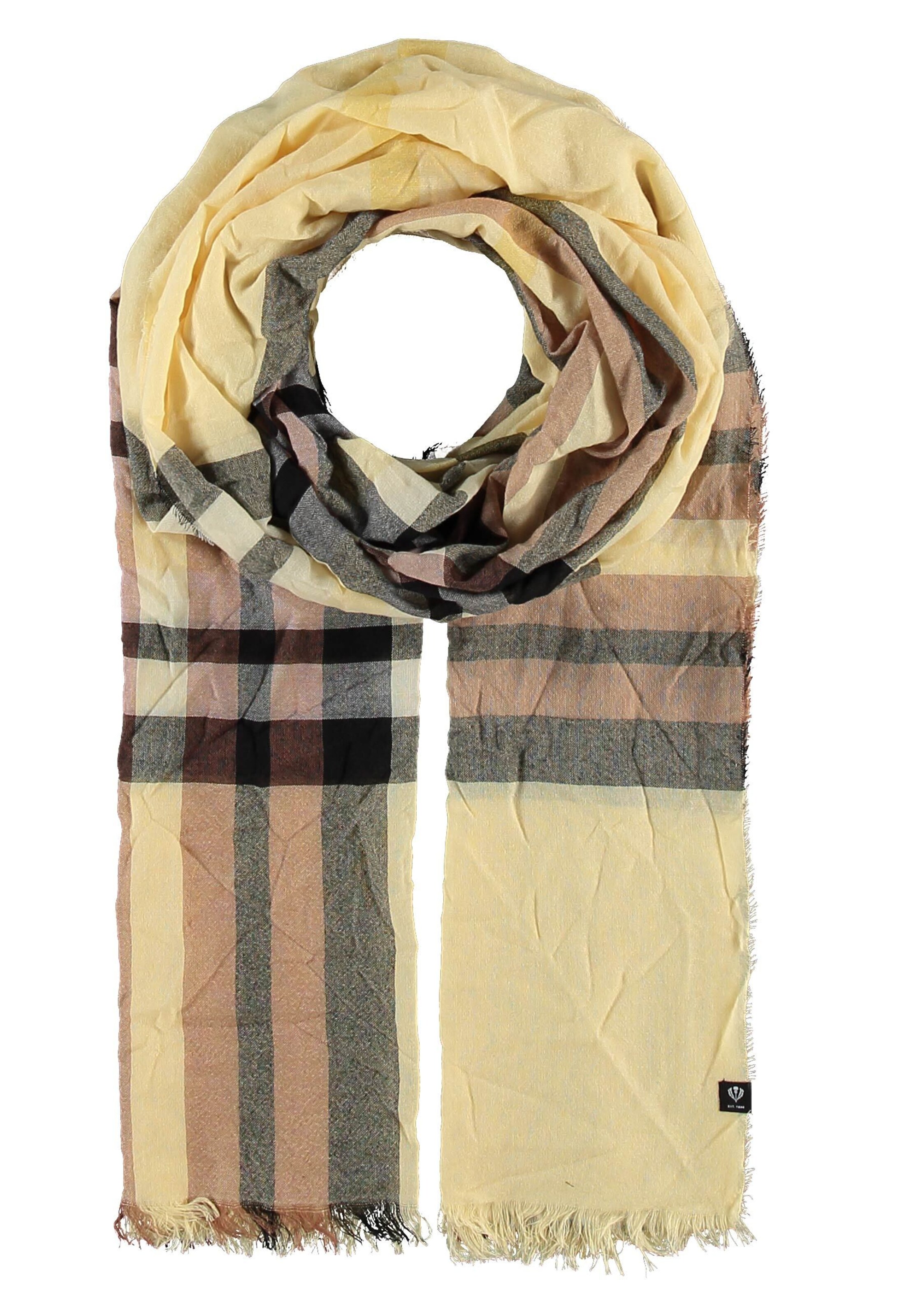 FRAAS Schal in Gelb: Vorderseite