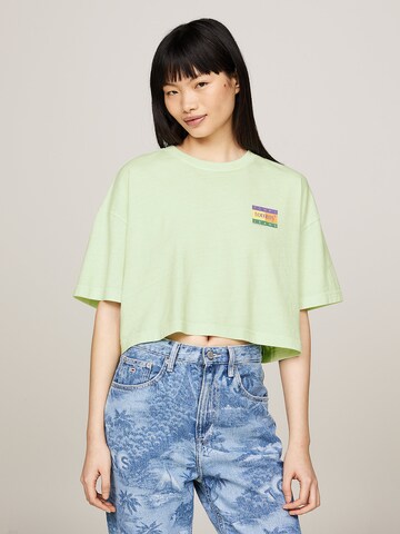 Tommy Jeans T-Shirt in Grün: Vorderseite