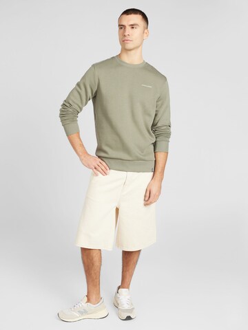 JACK & JONES Sweatshirt 'PARKER' in Groen