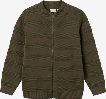 Cardigan NAME IT en vert : devant