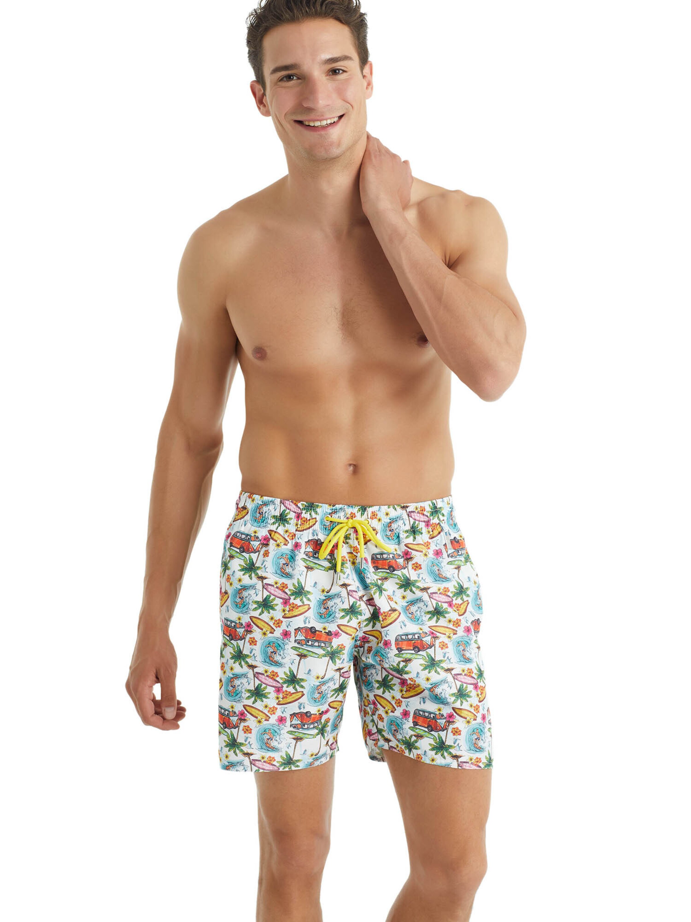 Blackspade Zwemshorts ' Surf mit kurzem Bein ' in Gemengde kleuren