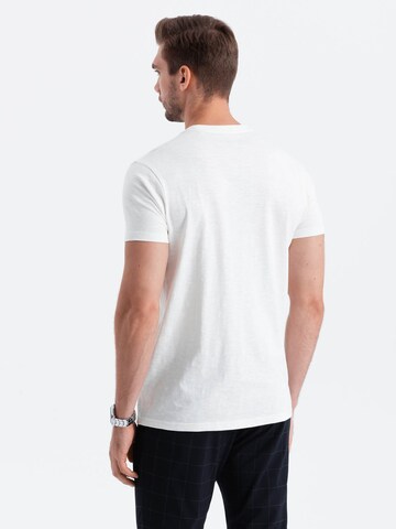 T-Shirt 'S1621' Ombre en blanc