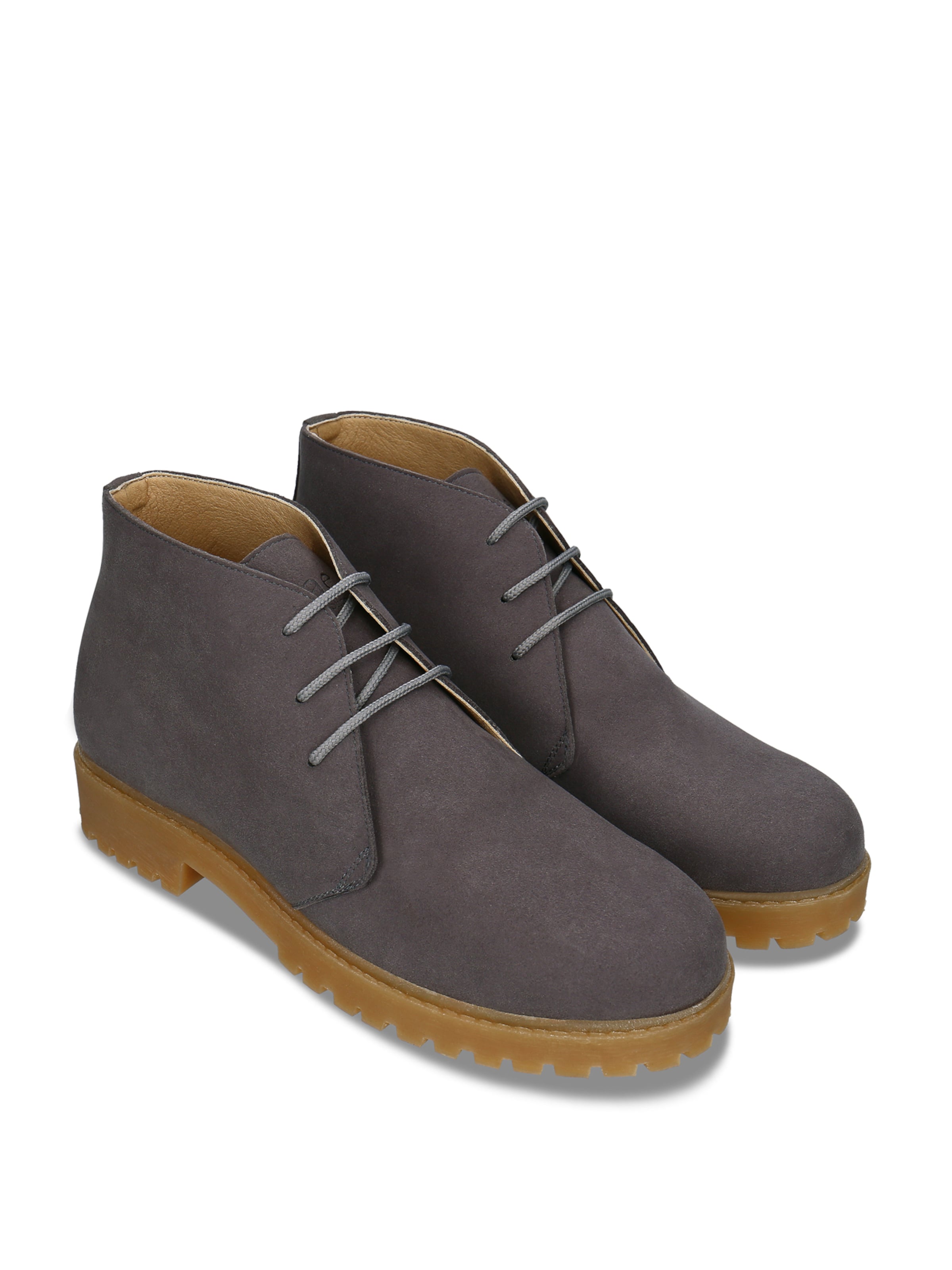 nae Vegan Shoes Lace-up bootie 'Agus' in Grey