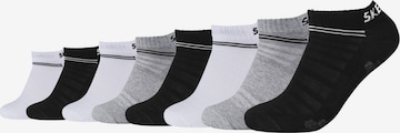 SKECHERS Athletic Socks in Grey: front