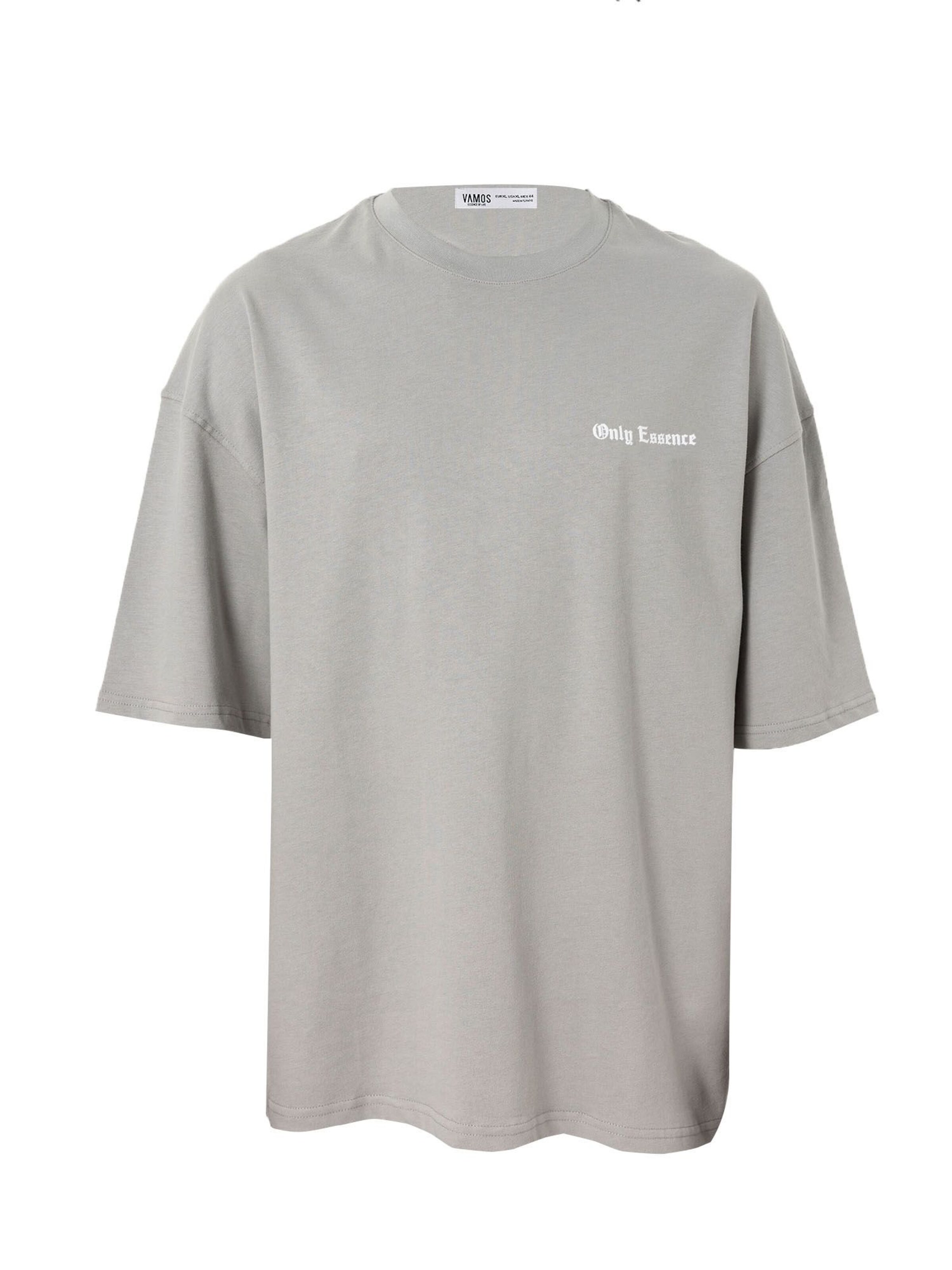 VAMOS CLO Tričko - Sivá: predná strana