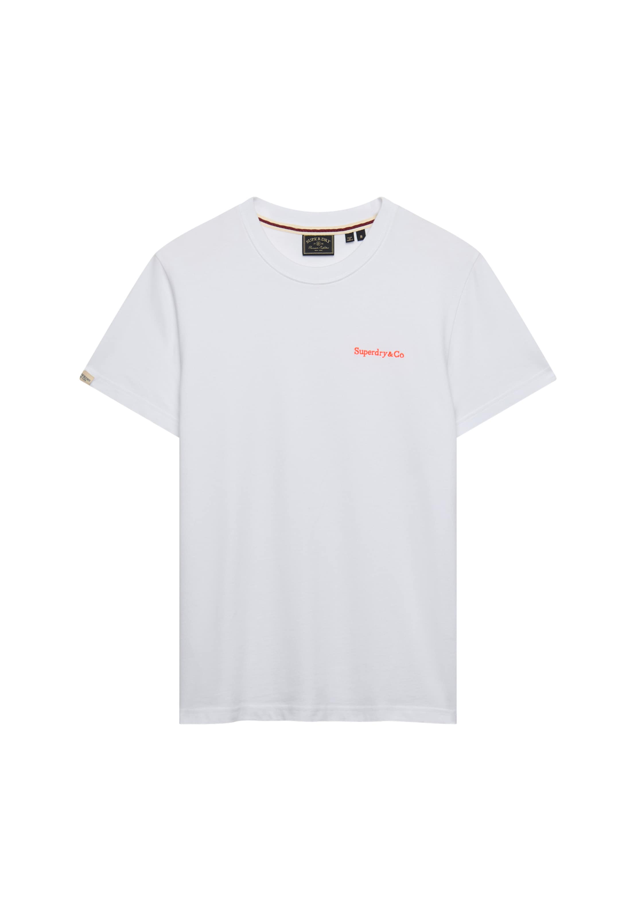 Superdry & Co Shirt 'Essential Company' in Wit: voorkant