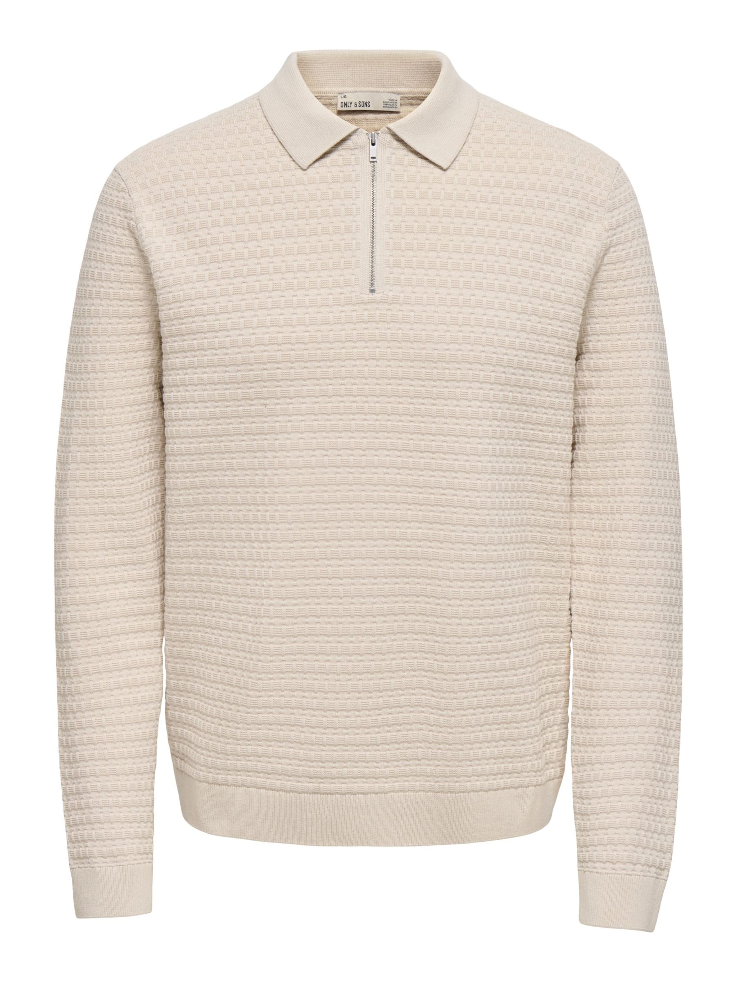 Only & Sons Pullover in S in grau, Produktansicht