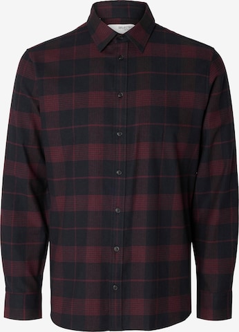 SELECTED HOMME Regular fit Button Up Shirt 'Owen' in Red: front