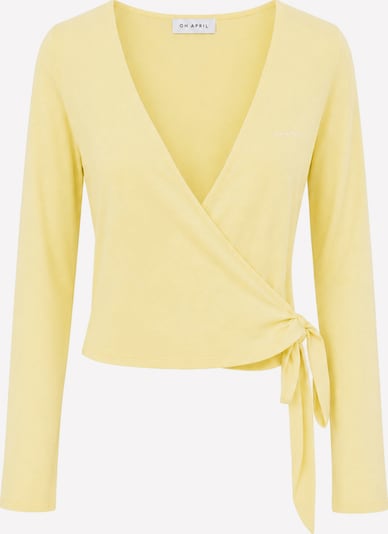 OH APRIL Pull-over 'Luca' en L en jaune, Vue avec produit