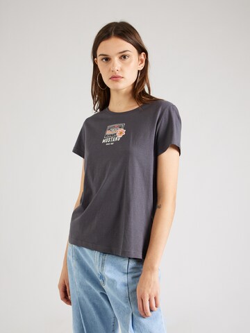 MUSTANG T-Shirt 'Alina' in Grau: predná strana