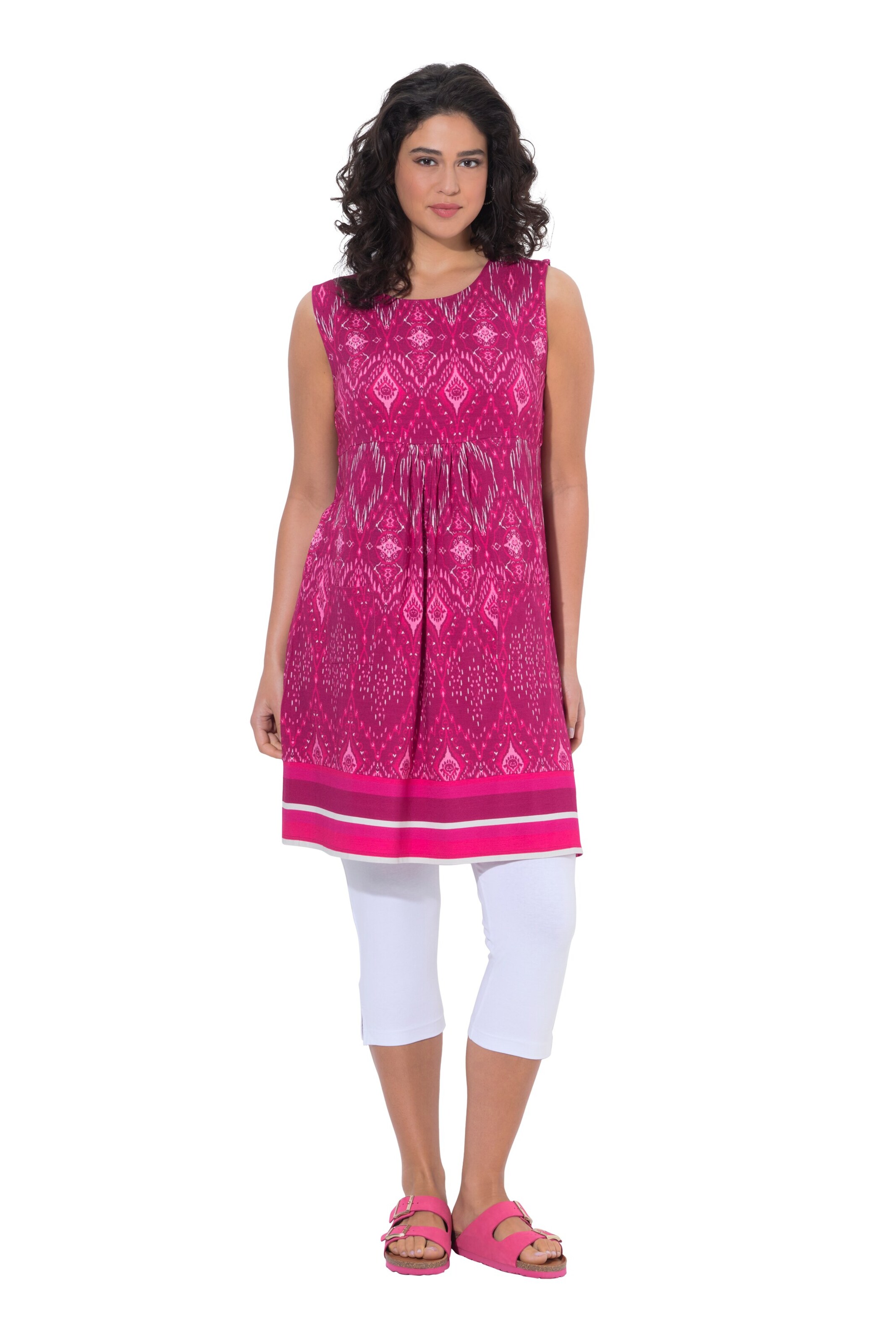 Ulla Popken Jurk in Rood: voorkant