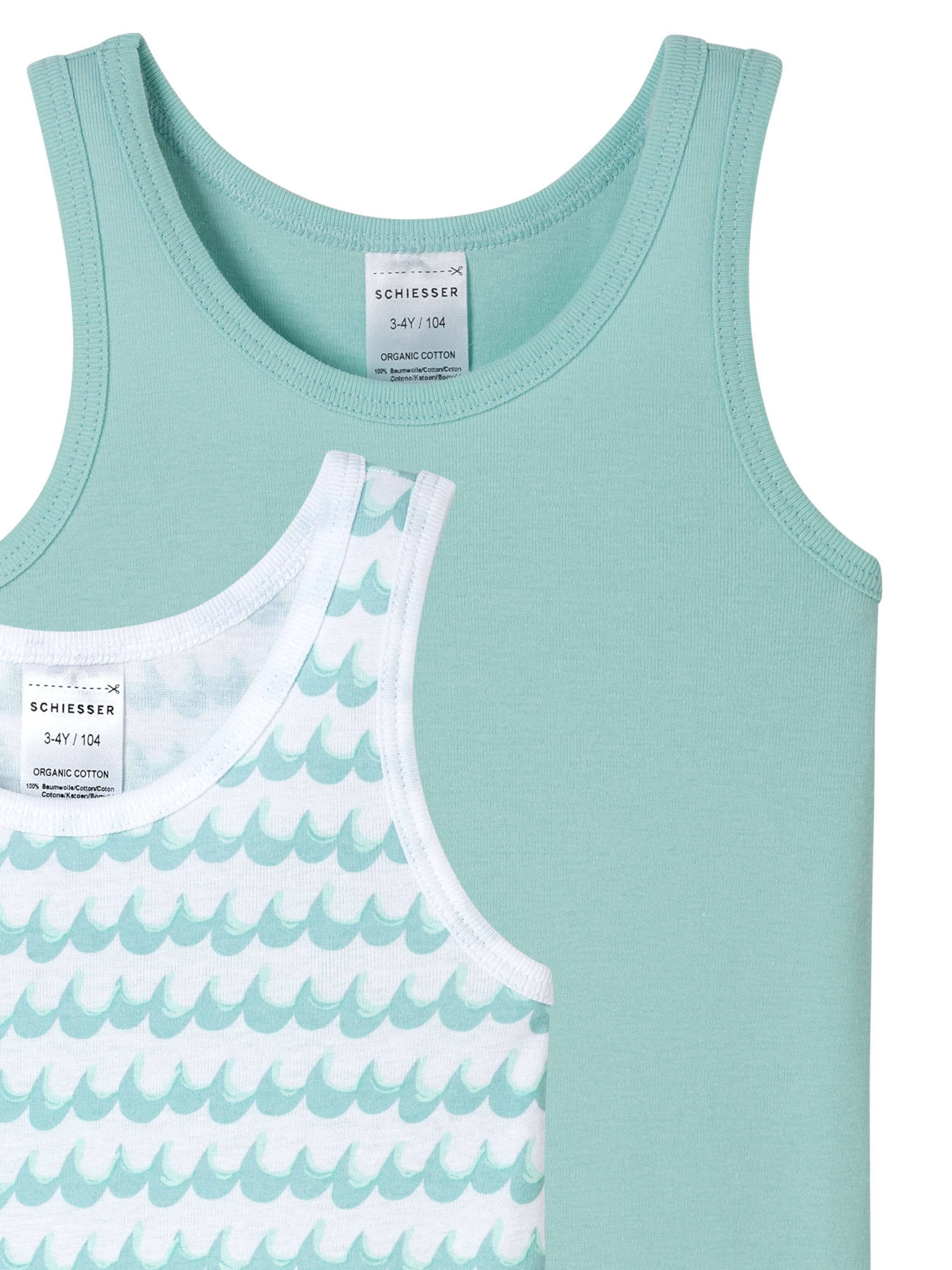 Maillot de corps 'Fine Rib' SCHIESSER en bleu