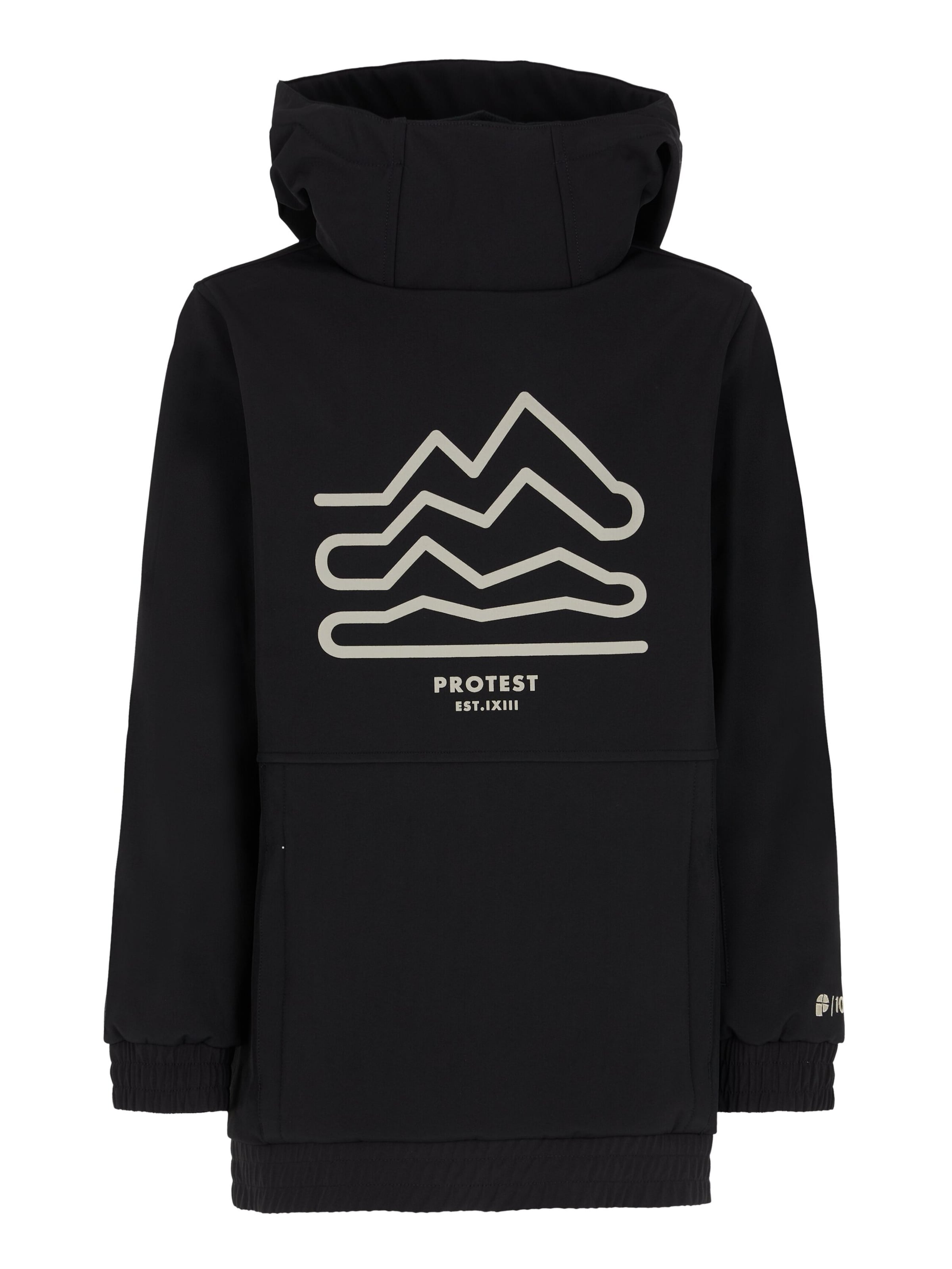 PROTEST Sportjacke 'PRTQUINZ'‌‌‌‌‌ in Schwarz: Vorderseite