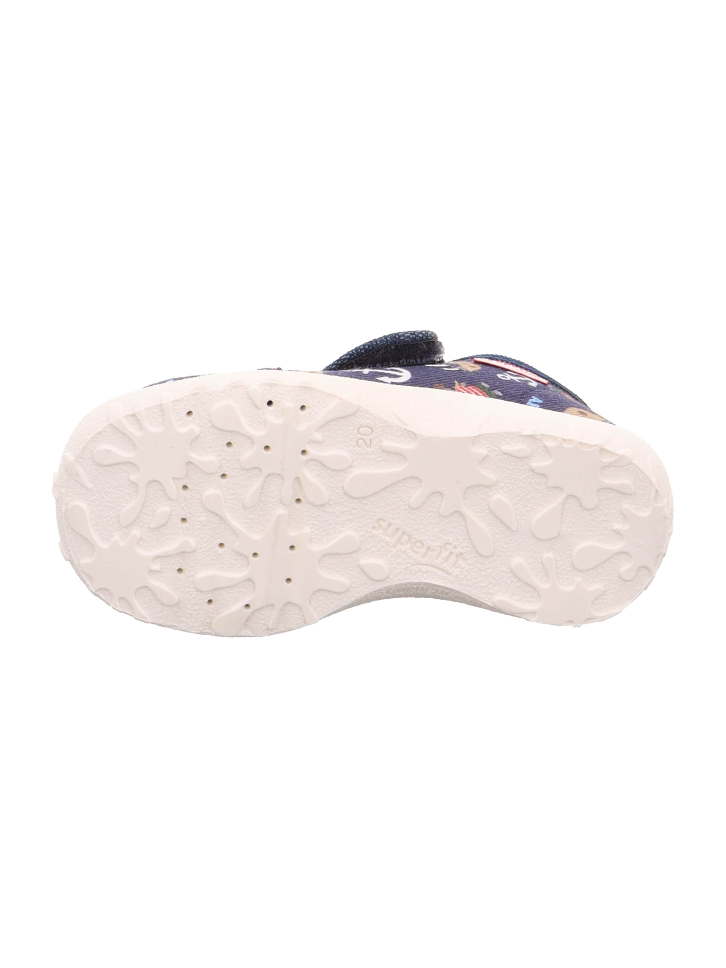 SUPERFIT Домашни пантофи 'SPOTTY' в синьо