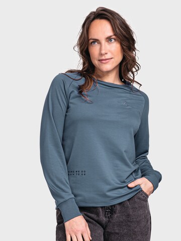 T-shirt fonctionnel 'Breslau' Schöffel en bleu : devant