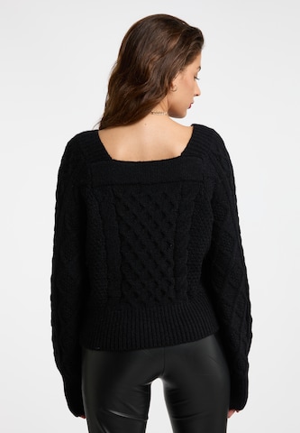 Pullover 'Tylin' di faina in nero