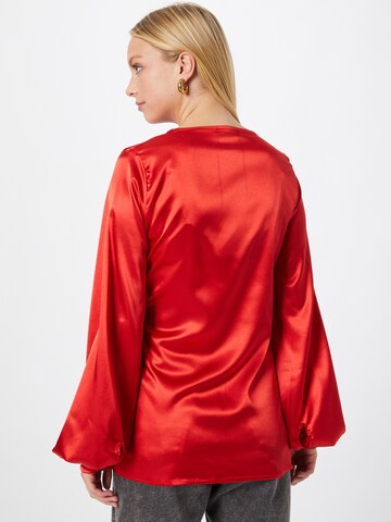 Femme Luxe Bluse i rød
