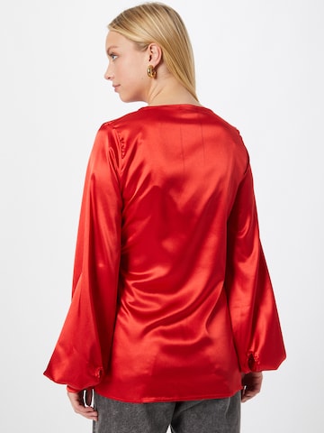Femme Luxe Blouse in Red