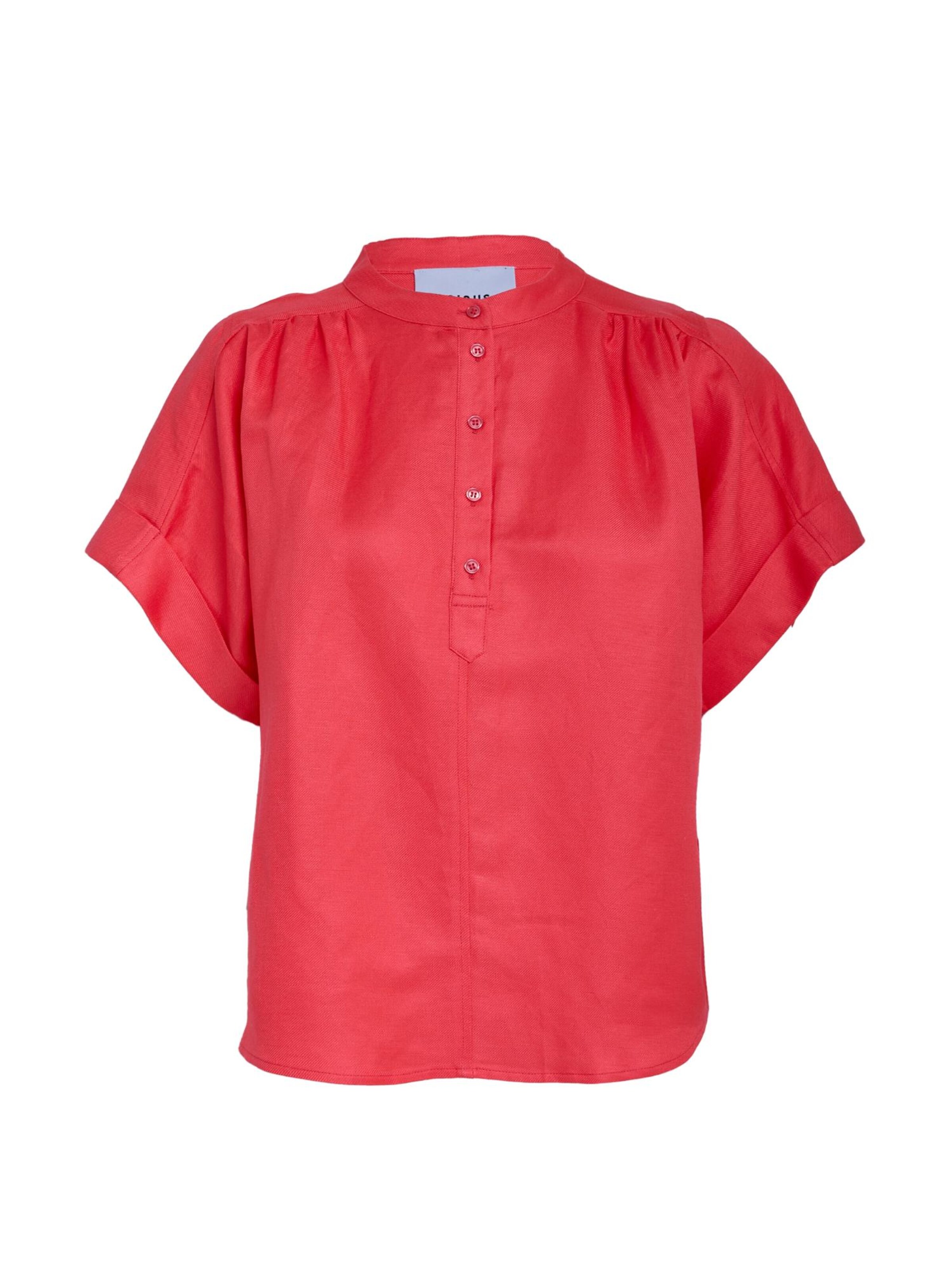 Camicia da donna 'Sabbi' di minus in rosso