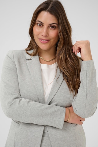 KAFFE CURVE Blazer in Grau