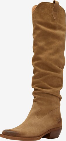 FELMINI Cowboy Boots 'El Paso ' in Brown: front