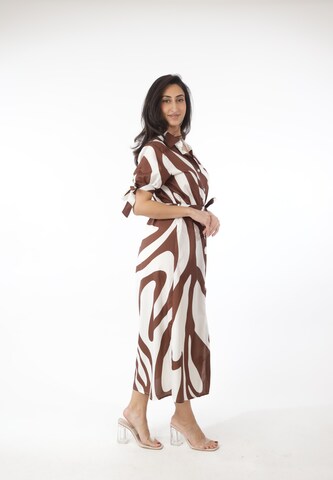 Elara Blusekjole i brun