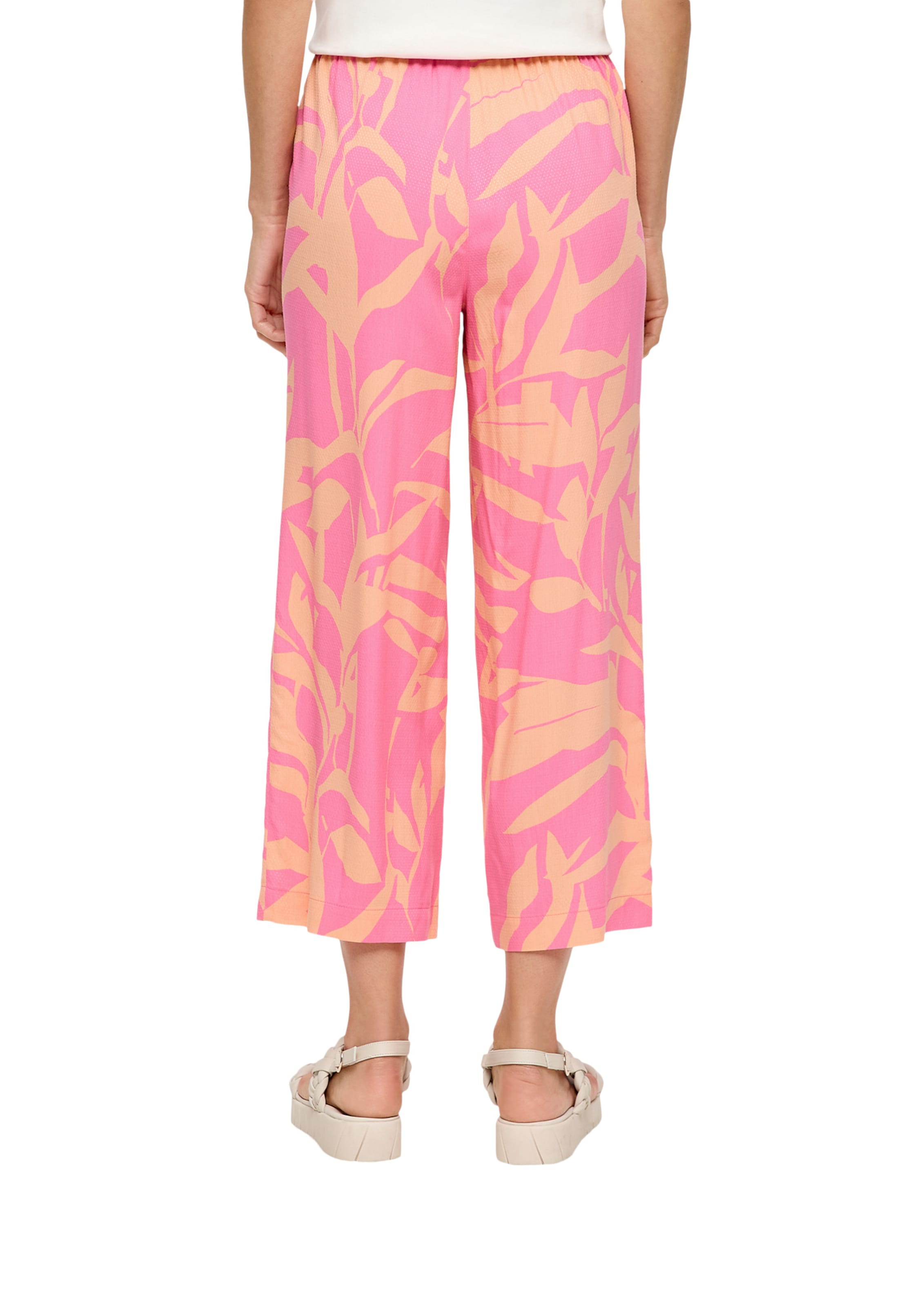 s.Oliver Wide Leg Hose in Pink