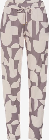 Hanro Pyjamabroek ' Sleep & Lounge ' in Bruin: voorkant