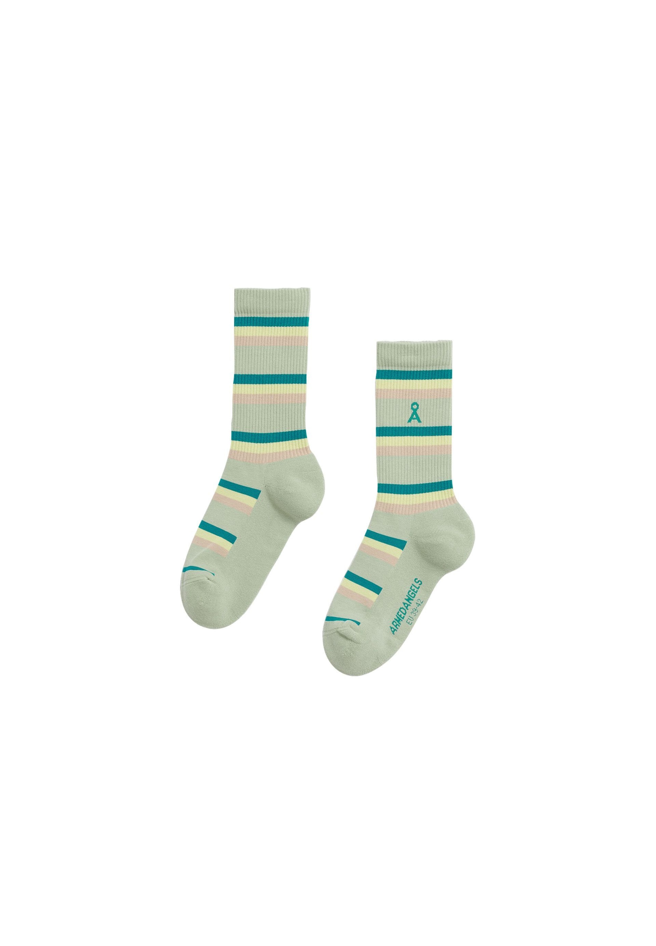 ARMEDANGELS Socken in Grün: Vorderseite