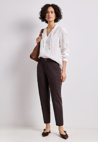 STREET ONE Slim fit Pants in Brown