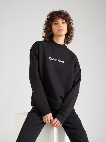Felpa 'Hero' di Calvin Klein in nero: frontale